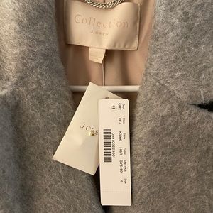 NWT J Crew Women’s Wool Cashmere Jacket Coat Grey